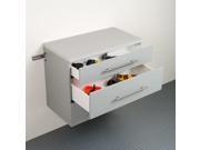 Prepac HangUps Garage 3 Drawer Base Storage Cabinet in Gray