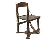 Spiderlegs CCHAIR M Hand Crafted Custom Finished Folding Chair in Mahogany