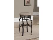American Heritage Bella Backless Bar Height Stool in Aged Sienna