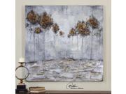 Uttermost Iced Trees Abstract Art