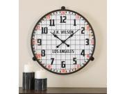 Uttermost Max Aged Wall Clock