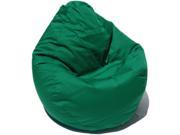 Bean Bag Boys Fabric Bean Bag Chair in Green