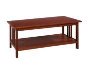 Alaterre Mission Coffee Table In Cherry