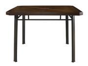 Powell Jefferson Dining Table in Chocolate Bronze