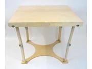 Spiderlegs CD3636 NB Hand Crafted Custom Finished Puzzle Folding Table in Natural Birch