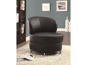 Monarch Specialties Grey Circular Fabric Accent Chair And Ottoman I 8060
