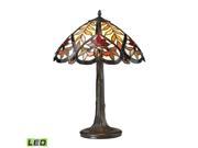 Elk Lighting Brimford Collection 1 Light Table Lamp In Dark Bronze 72080 1 LED