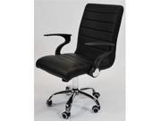 Fine Mod Imports Timeless Office Chair in Black