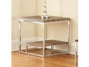Steve Silver Lucia End Table in Grey Brown