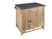 A America West Valley Chef s Kitchen Island With Bluestone Top