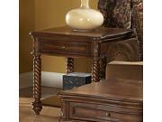 Homelegance Trammel Square End Table w Working Drawer