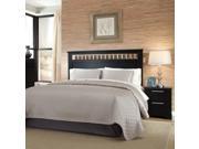Standard Furniture Atlanta 2 Piece Headboard Bedroom Set in Ebony Black