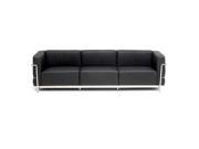 Fine Mod Imports Grand Lc3 Sofa in White Leather