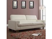 Homelegance Vernon Sofa in White Leather