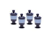 Navy And Denim Polar Filled Voitive Set Of 4