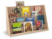 Whitney Brothers Extra Wide Book Display in Natural UV WB1313