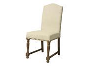 Pastel Vollpension Side Chair in Nature Linen