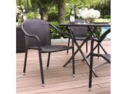 Crosley Palm Harbor Outdoor Wicker Stackable Chairs Set Of 4