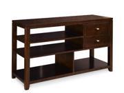 Hammary Tribecca 2 Drawer Sofa Table in Root Beer