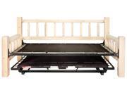 Montana Woodworks Homestead Trundle Day Bed with T mech Lacquered