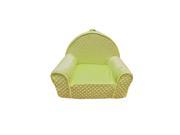 Fun Furnishings Minky Dot My First Chair in Green