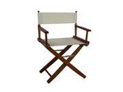 Yu Shan Extra wide Premium Directors Chair Mission Oak Frame with Natural Color