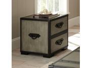 Steve Silver Rowan End Table in Weathered Gray