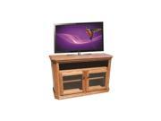 Chelsea Traditional Fluted Oak TV Console Wide with Sound Bar Opening 48 Inch