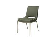 Pastel Emily Side Chair in Pu Gray