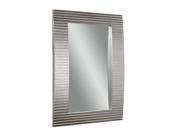 Bassett Tambour Wall Mirror in Clear Beveled Mirror