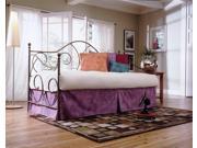 Fashion Bed Group Caroline Twin Flint Daybed w Link Spring Spring and Pop up