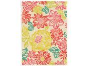 Linon Trio Rug In Pink And Multi 1.10 x 2.10 1 Foot 10 x 2 Foot 10