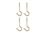 Rogar 9876 3 Inch Ceiling Hooks Brass Plated