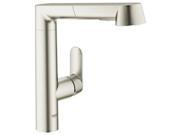 Grohe 32 178 DCE K7 WaterCare Main Sink Dual Spray Pull Out Kitchen Faucet