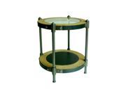 Moes Home Collection Port End Table With Glass