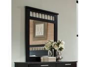 Standard Furniture Atlanta Rectangular Mirror in Ebony Black