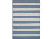 Couristan Afuera Yacht Club Rug In Cornflower Ivory 2 Foot x 3 Foot 7 Inch