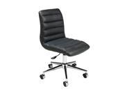 Pastel Hawthorne Office Chair Chrome Aluminum Pu Black