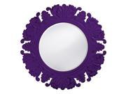 Howard Elliott 51177RP Anita Royal Purple Round Mirror