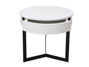 Moe s Home Croy End Table In White