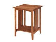 OSP Designs Sierra End Table in Ash Finish