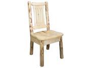 Montana Woodworks Montana Standard Wooden Seat Side Chair Lacquered