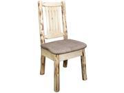 Montana Woodworks Montana Upholstered Seat Side Chair in Sand Ready To Finish
