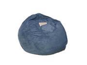 Fun Furnishings Micro Suede Small Bean Bag in Blue