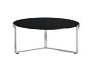 Modway Disk Coffee Table in Black