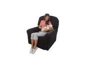 Fun Furnishing Comfy Cozy Collection Glider Chocolate Velvet