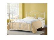 Hillsdale Ruby Metal Bed in Textured White Twin