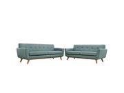 Modway Engage Loveseat And Sofa Set Of 2 In Laguna