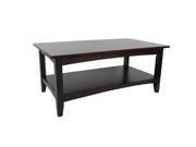 Alaterre Shaker Cottage Coffee Table In Espresso