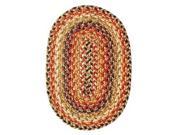Homespice Decor 594099 Kingston Hudson Jute Braided Rugs Placemats Oval